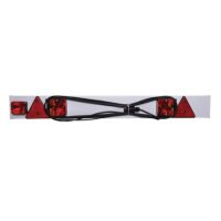 Barras de iluminação 12 V 4 ft, cabo de 12 m, ficha de 7 pinos