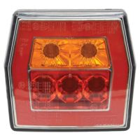 LED Farolim, Funções: 3, Traseiro / Travão / Pisca, Esq./Dt., 12-36V