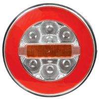 LED Farolim, Funções: 3, Traseiro / Travão / Pisca, Esq./Dt., 12-36V
