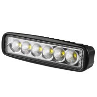 LED Barra plano, 165mm, 2500 Lumens, 10-30V