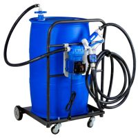 FuelWorks - AdBlue Kit movel Bomba transfega, manua Nozzle Fornecido com Flow Meter 230V, (Euro Plug)