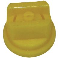 Bico de jato plano LU 120° 02 plástico amarelo Lechler