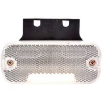 Luz de sinalização LED, retangular, 12-24V, 105.4x45x11.8mm,