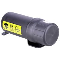 Porta documentos Ø109x312mm, plástico preto,