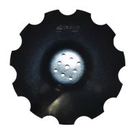 Disco de grade entalhado 560x4,5 Disc'OMulch'