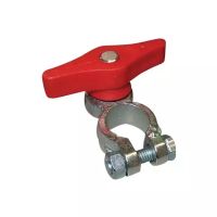 TERMINAL DE BATERIA + VERMELHO M10 LATÃO COM PORCA BORBOLETA