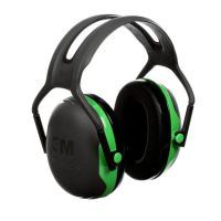 Protetores auriculares X1A faixa para cabeça verde