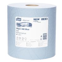 Rolo papel azul, 37cm x 255m, 3 camadas, Ø exterior 390 mm, relieve acolchoado, Tork