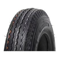 Pneu e câmara de ar 4.00-8, 6 Ply, válvula reta, V-47,