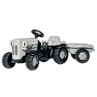 Trator com pedal com reboque, Little Grey Fergie, a partir dos 2,5 anos, RollyKid by Rolly Toys