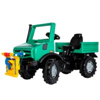 Trator com pedais Mercedes Benz, Unimog Forestry, a partir dos 3 anos, rollyUnimog by Rolly Toys