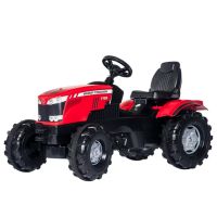 Trator com pedal, Massey Ferguson 7726, a partir dos 3 anos, RollyFarmtrac by Rolly Toys