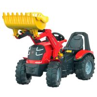 Pedal tractor with front loader, Premium with brake and gears, from age 3, rollyX-Trac by Rolly Toys