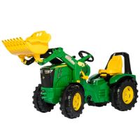 Trator com pedais, John Deere 8400R, a partir dos 3 anos, RollyX-Trac by Rolly Toys