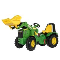 X-Trac John Deere 8400R com carregador frontal e travão