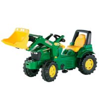 Trator com pedal com carregador frontal, John Deere 7930, a partir dos 3 anos, RollyFarmtrac by Rolly Toys