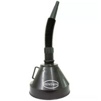 FUNIL PLÁSTICO 160MM COM BICO FLEXÍVEL E FILTRO RENSONE