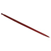 Dente de carregador, reto Ø35x1100mm, porca M22x1.5mm, seção estela, extremidade apontada, vermelho, FST