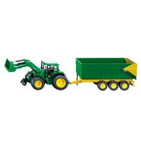John Deere +carregador e reboque