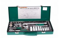 Jogo roquete 1/4"& 3/8" c/56 peças Jonnesway S04H3157S