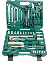 Mala 60pcs caixa roquete 1/2" e 1/4" Jonnesway S04H52460S