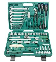 Jogo 77 pcs chaves caixa e roquete 1/2"e1/4" Jonnesway S04H52477S