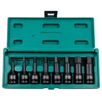 Jogo chaves hexagonais impacto 1/2" Jonnesway S05A408S