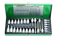 Jogo de 27pcs bits 1/2" e 1/4" Jonnesway S06H4127S