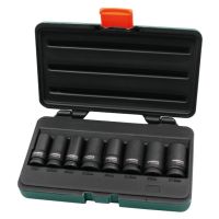 Jogo chaves impacto longas (paredes finas)1/2" Jonnesway S14A4108S