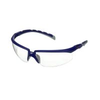 Óculos de segurança Solus 2000, moldura azul/cinza, Anti-riscos (K), Lente transparente