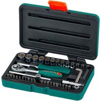 Jogo 41 pcs Super tech c/Roquete 1/4" Jonnesway S68H2141S