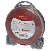 Fio de corte, 3mm x 15m, quadrado, vermelho,