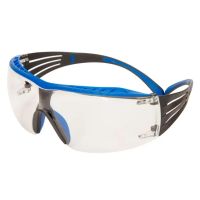 Óculos de Segurança SecureFit 400X , Estrutura azul/cinza, Scotchgard™ Anti-embaciamento (K&N), Lente transparente