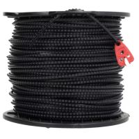 Fio de corte, 4mm x 110m, quadrada, preta,  Nylsaw