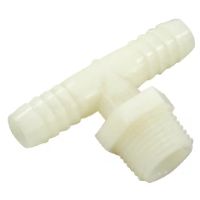 Peça T 1x macho + 2 ligação de mangueira 1/2"