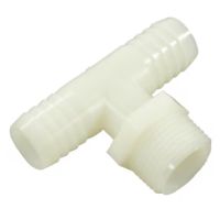 Peça T 1x macho + 2 ligação de mangueira 3/4"