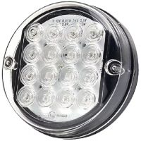 Farol traseiro LED multifunções, redondo, 12-24V, Ø 115mm,