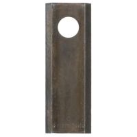 Lâmina de corte esquerda/direita  117x41x4,3 mm, furo Ø18,25 mm, adequado para Garnier, pacote de 25 unidades.