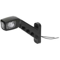Luz de sinalização LED esq., 12-24V, 165x187x37mm,