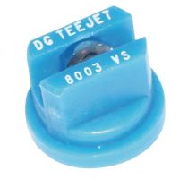 Bico de leque plano DG 80° 03, aço inoxidável, azul, TeeJet