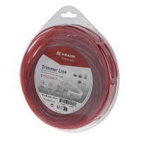 Fio de nylon Ø 2,4 mm 69 m quadrado vermelho Efficiency