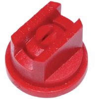 Bico de jato plano ST 110° 04 plástico vermelho Lechler