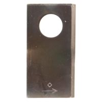 Lâmina esquerda do cortador  101x48x4 mm, furo Ø23 mm, adequado para Mörtl, pacote de 25 unidades.