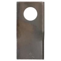 Lâmina de gadanheira esq. 100x48x3 mm diâmetro Ø23 mm, adequada para Mörtl, embalagem de 25
