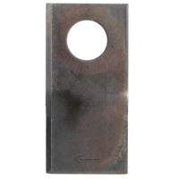 Lâmina de gadanheira dir. 100x48x3 mm diâmetro Ø23 mm, adequada para Mörtl, embalagem de 25