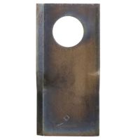 Lâmina direita do cortador  101x48x4 mm, furo Ø23 mm, adequado para Mörtl, pacote de 25 unidades.