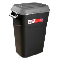 Contentor do Lixo Eco Tayg 95 l. Preto / Cinzento