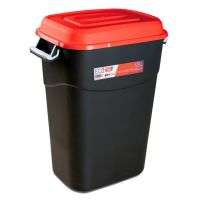 Contentor do Lixo Eco Tayg 95 l. Preto / Vermelho