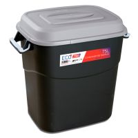 Contentor do Lixo Eco Tayg 75 l. Preto /Cinzento