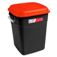 Contentor do Lixo Eco Tayg 50 l. Preto / Vermelho